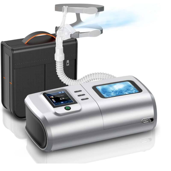 Sleep Apnea Therapy Device Auto-adjusting CPAP Machine with Humidifier Ramp Function Snoring Solution for Home